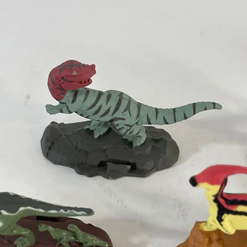 Jurassic Park Lot Of 6 Die-Cast Metal Dinosaurs 1993 Kenner Vintage Toys 90s